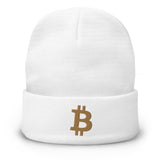 Bitcoin Embroidered Beanie