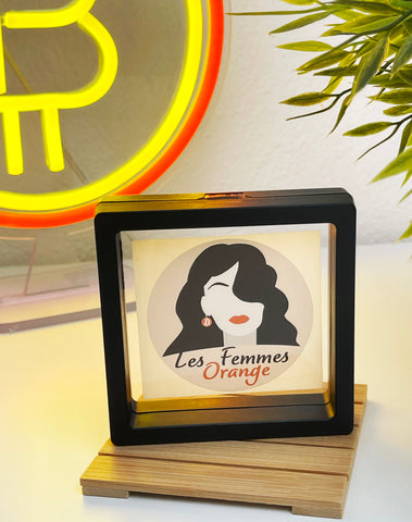 Les Femmes Orange | Bitcoin-Community-Aufkleber