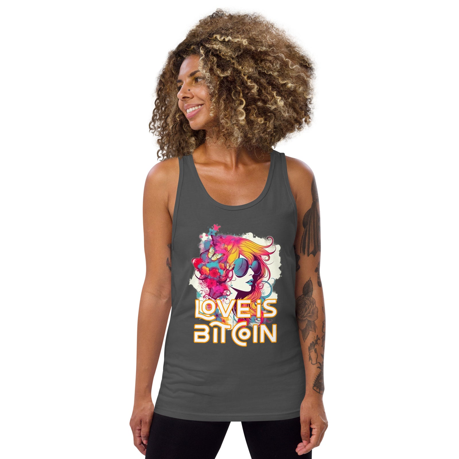 Love is Bitcoin Women's Tank Top