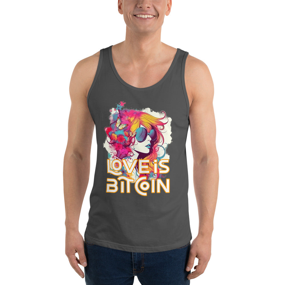 Love is Bitcoin Men's Tank Top