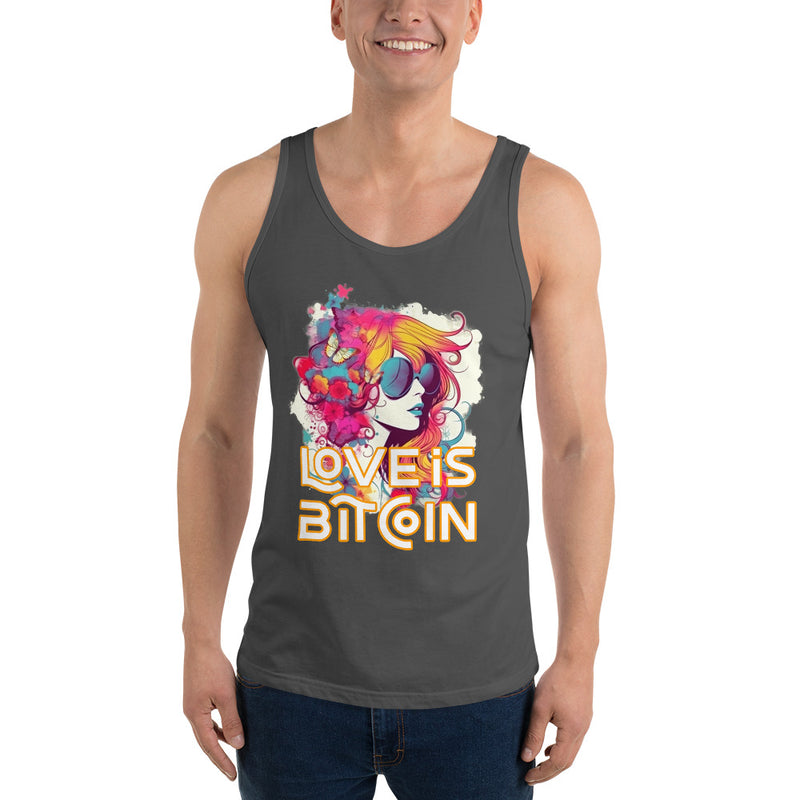 Love is Bitcoin Men's Tank Top