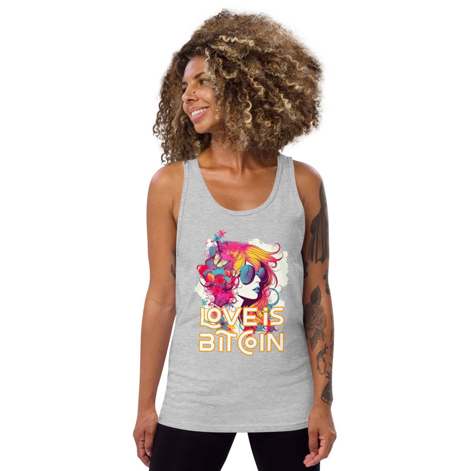 Love is Bitcoin Women's Tank Top