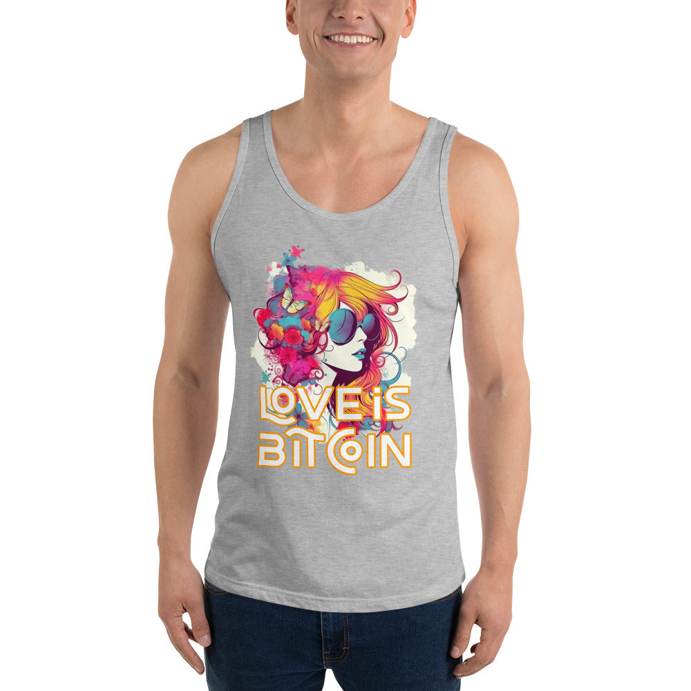Love is Bitcoin Men's Tank Top