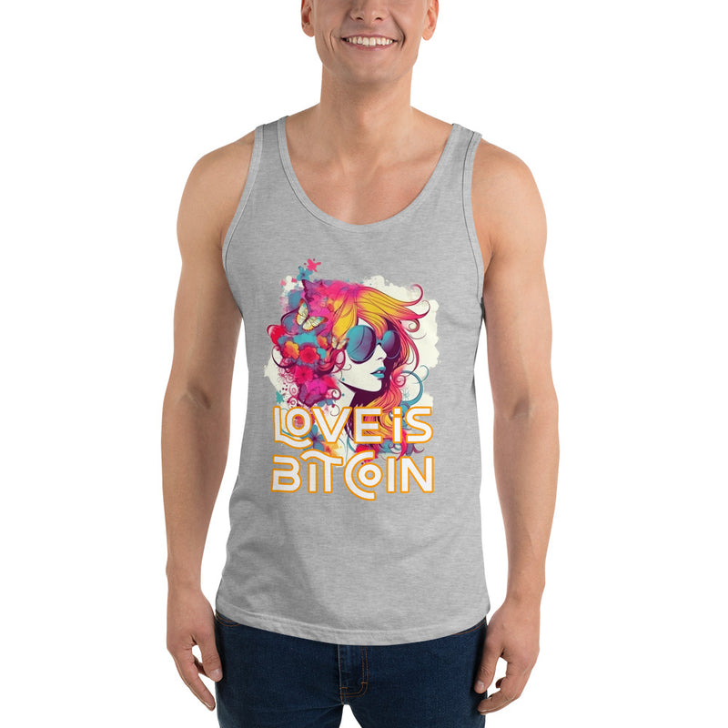 Love is Bitcoin Men's Tank Top