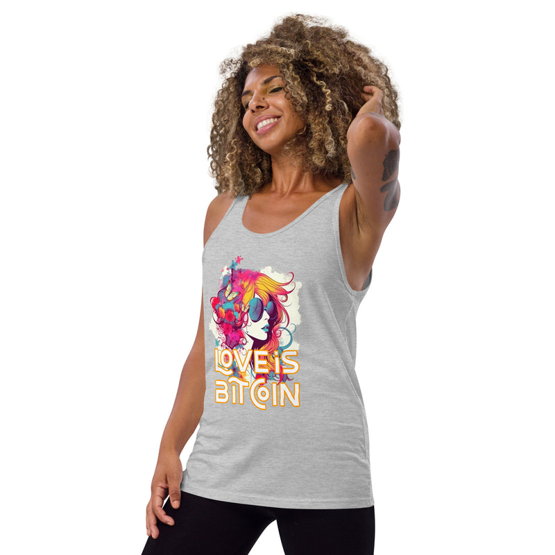 Love is Bitcoin Women's Tank Top