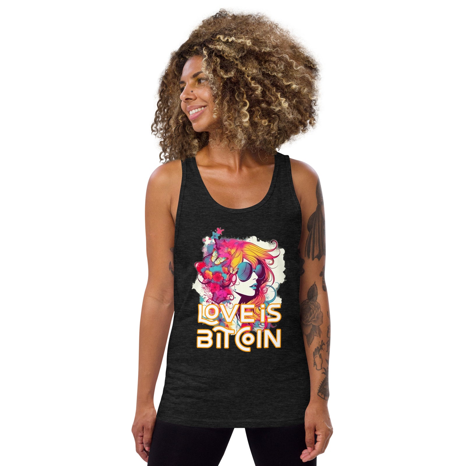Love is Bitcoin Women's Tank Top