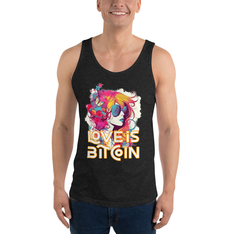 Love is Bitcoin Men's Tank Top