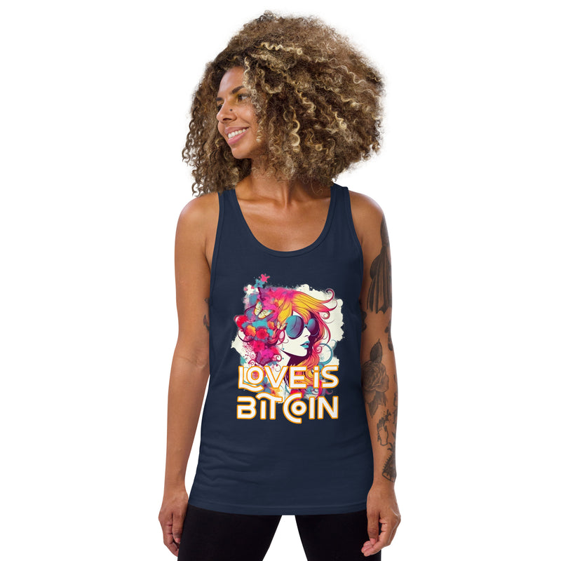 Love is Bitcoin Women's Tank Top