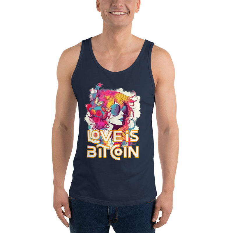 Love is Bitcoin Men's Tank Top