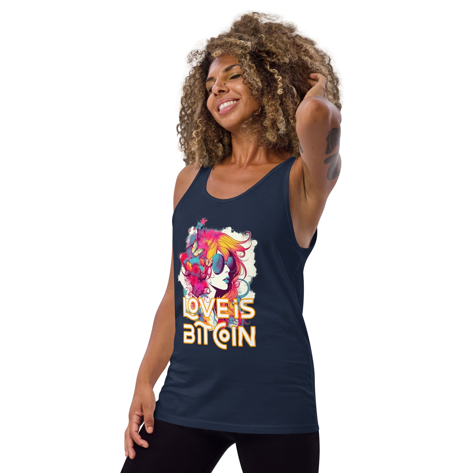 Love is Bitcoin Women's Tank Top
