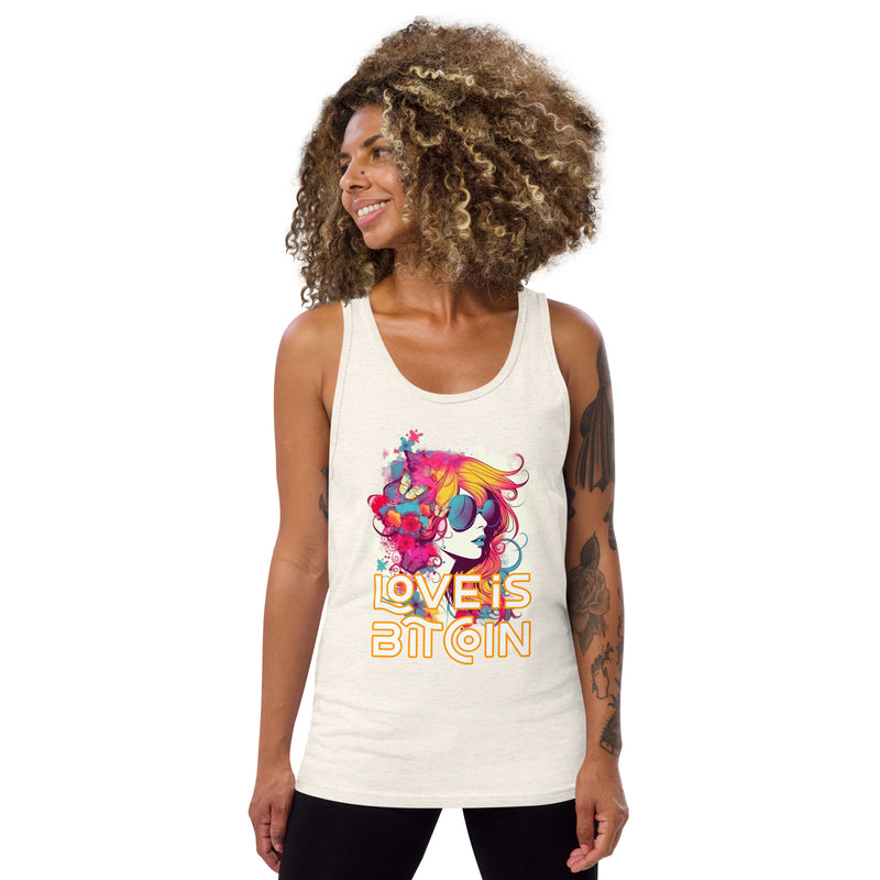 Love is Bitcoin Women's Tank Top