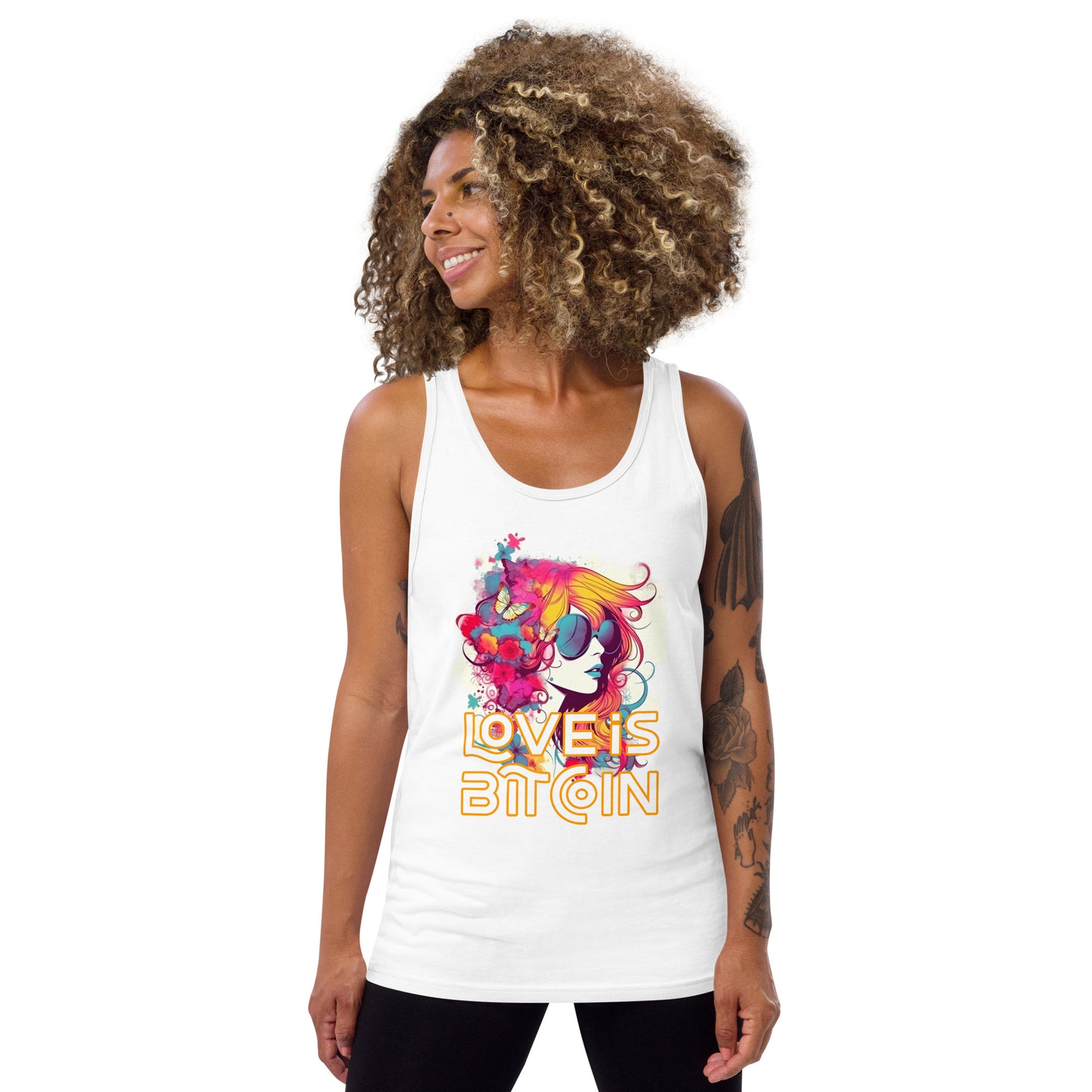 Love is Bitcoin Women's Tank Top
