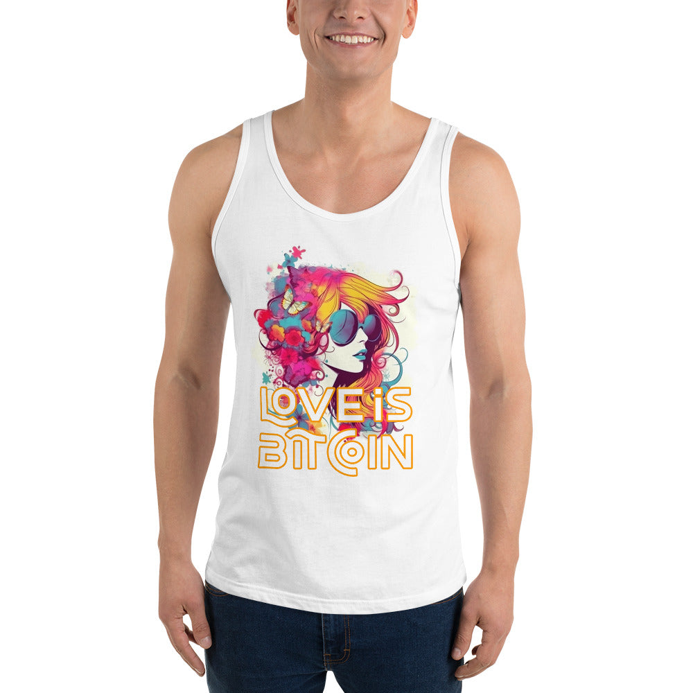 Love is Bitcoin Men's Tank Top