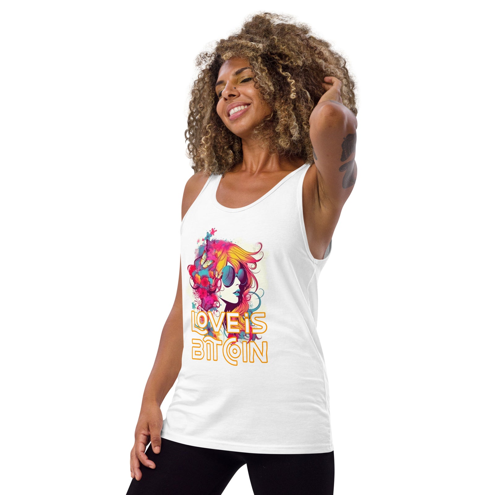 Love is Bitcoin Women's Tank Top