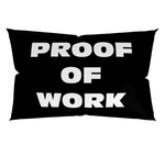 Nodegeil / Proof of Work | Bitcoin Premium Pillow Case