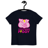 Lightning Piggy Organic Cotton Kids T-Shirt