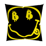 Bitcoin Smiley | Premium Pillow Case