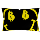 Bitcoin Smiley | Premium Pillow Case