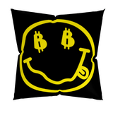 Bitcoin Smiley | Premium Pillow Case