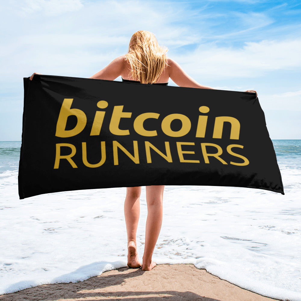 Bitcoin Runners Towel – SatoshiStore.io