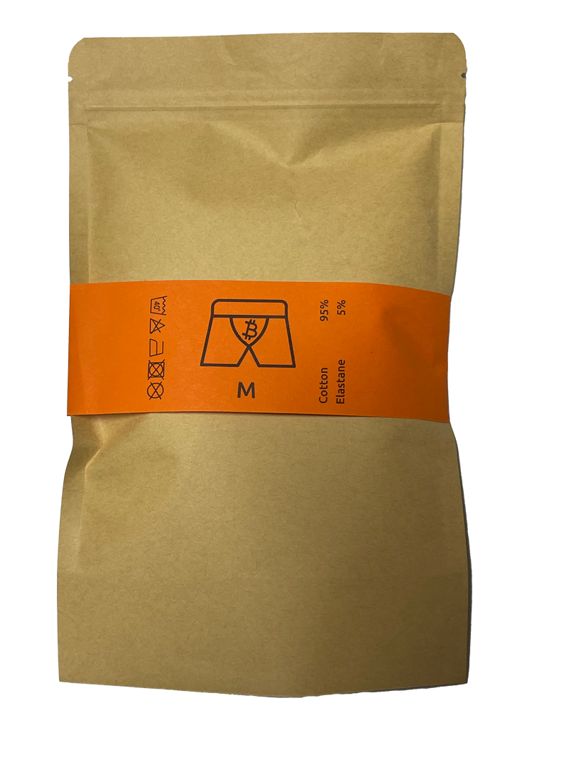 Men’s Underwear with Embroidered Bitcoin Symbol – Comfort Meets Crypto Style