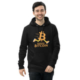 Running Bitcoin Men's Organic Pullover Hoodie