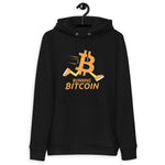 Running Bitcoin Men's Organic Pullover Hoodie