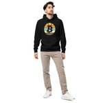 Bitcoin Retro Männer Bio Pullover Hoodie