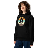 Bitcoin Retro Frauen Bio Pullover Hoodie