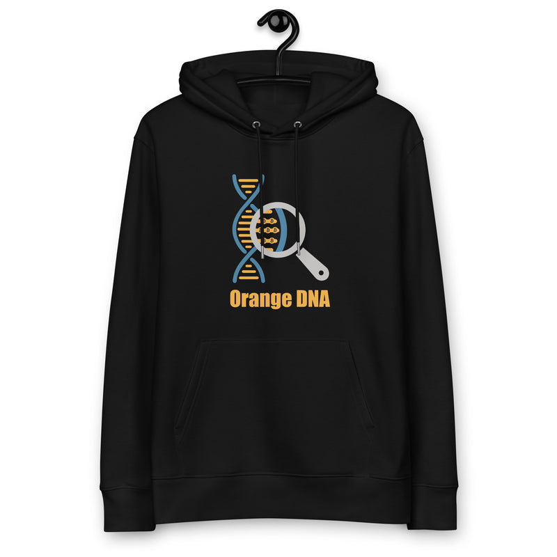 Bitcoin Orange DNA Männer Bio Pullover Hoodie