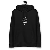 Bitcoin Satsymbol Back&Front Men's Organic Pullover Hoodie