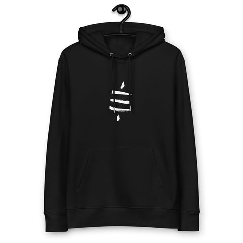 Bitcoin Satsymbol Männer Bio Pullover Hoodie