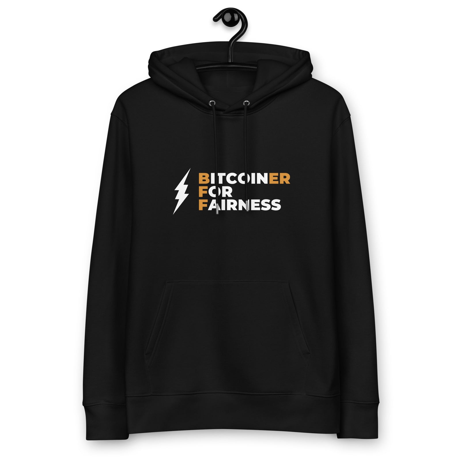 Bitcoiner For Fairness Men's Organic Pullover | Bitcoin Hoodie