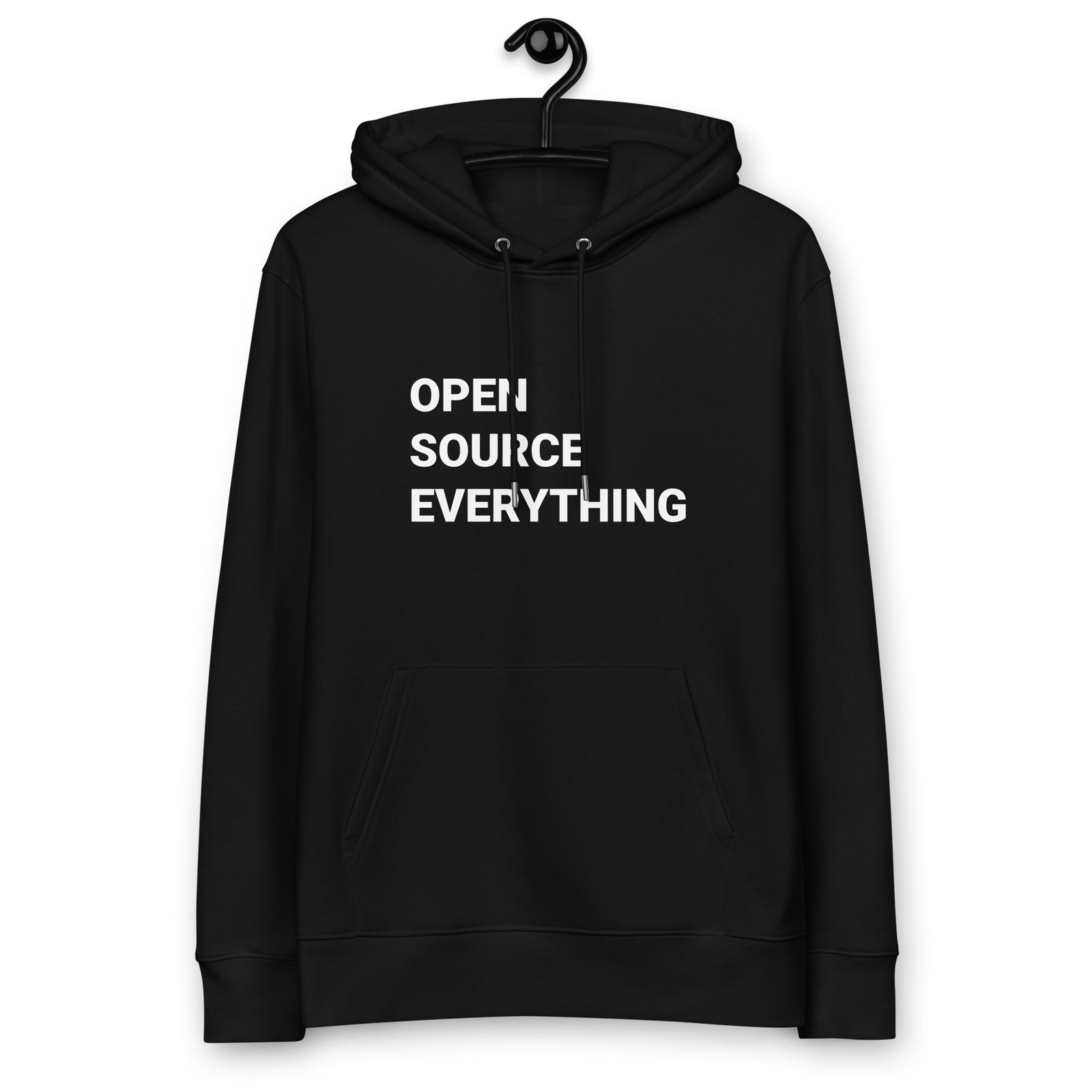 Open Source Everything Men's Organic Pullover | Bitcoin Hoodie