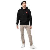 Fix the money. Embroidered Men's Organic Pullover | Bitcoin Hoodie