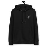 Bitcoin Satsymbol Embroidered Women's Organic Pullover Hoodie