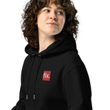 Fix the money. Embroidered Women's Organic Pullover | Bitcoin Hoodie