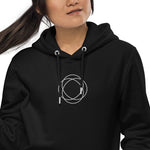 Jam Embroidered Women's Organic Pullover Hoodie with Pouch Pocket