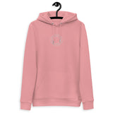 Jam Embroidered Women's Organic Pullover Hoodie with Pouch Pocket