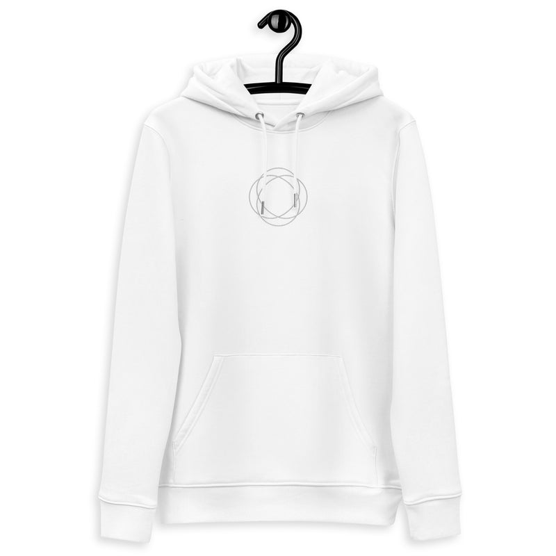 Jam Embroidered Men's Organic Pullover Bitcoin Hoodie with Pouch Pocket