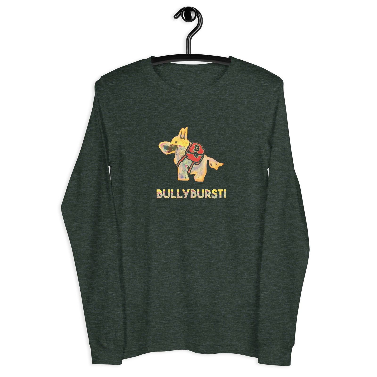 Bullybursti Men's Long Sleeve | Bitcoin T-Shirt