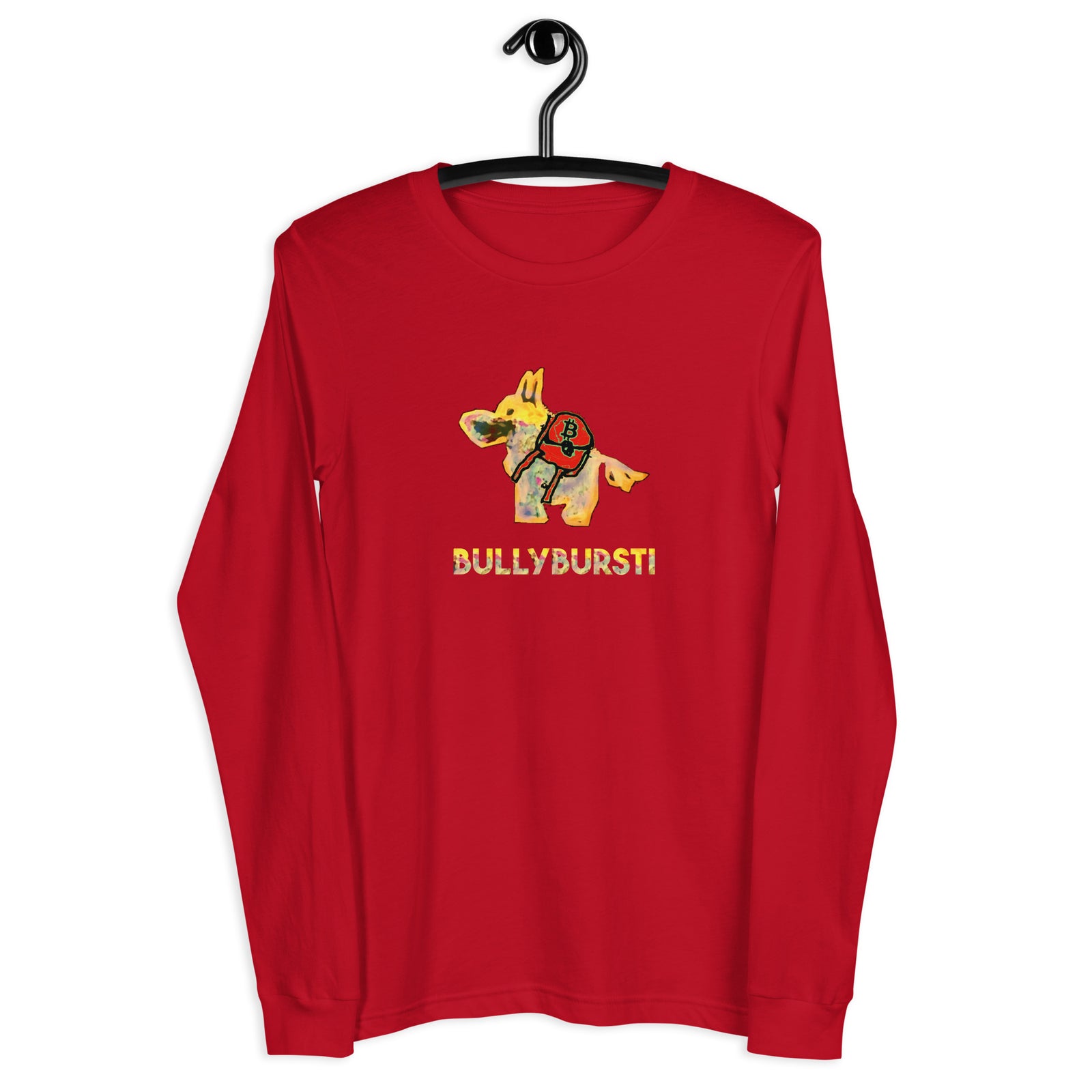 Bullybursti Men's Long Sleeve | Bitcoin T-Shirt