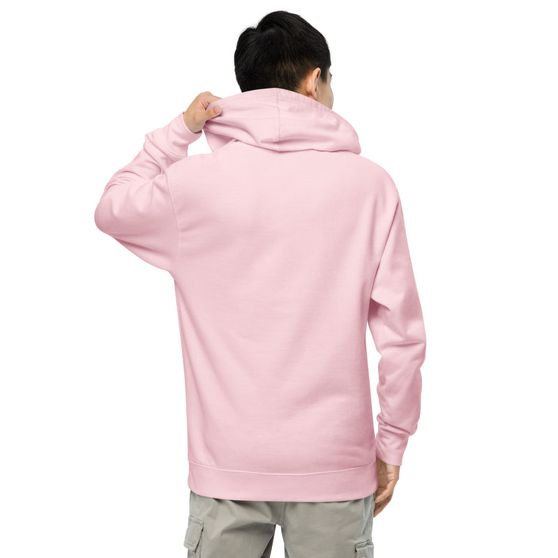 Fix The Money. Embroidered Men's Organic Pullover Bitcoin Hoodie with Pouch Pocket