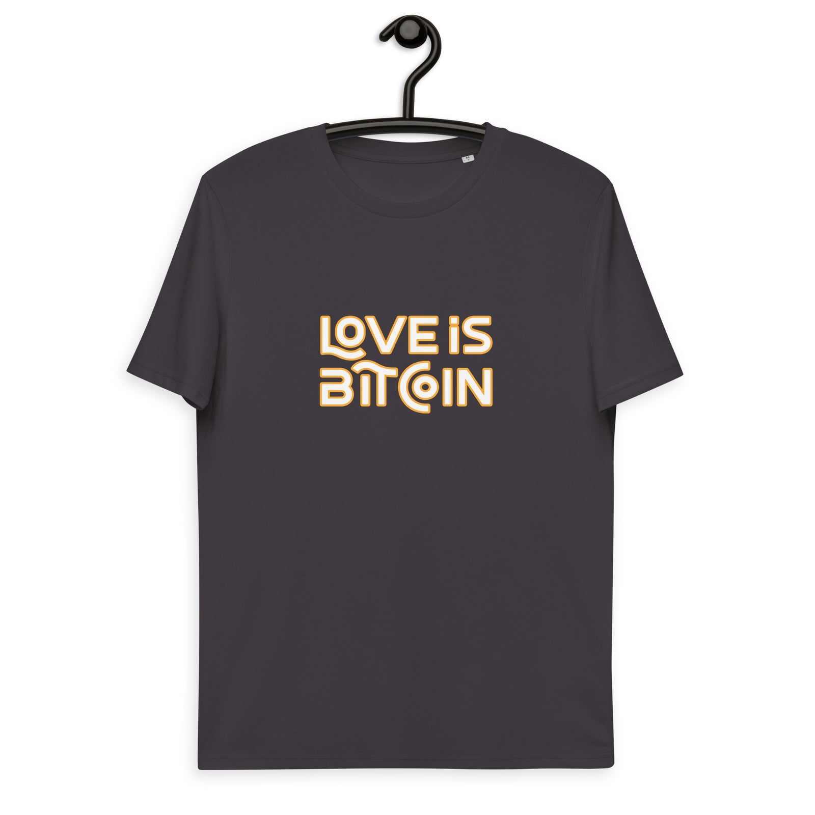 Love is Bitcoin Men's Organic Cotton T-Shirt