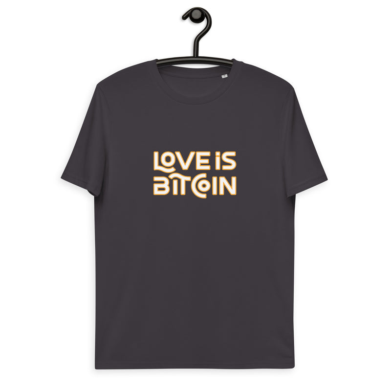 Love is Bitcoin Men's Organic Cotton T-Shirt