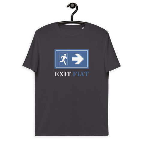 Coinfinity Exit FIAT Enter BITCOIN Men's Organic Cotton T-Shirt