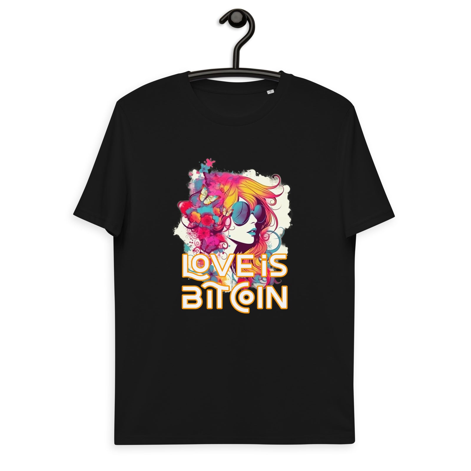 Love is Bitcoin Men's Organic Cotton T-Shirt