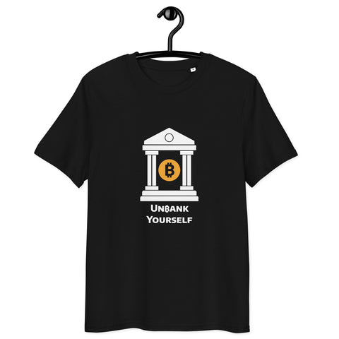 Bitcoin Unbank Yourself Men's Organic Cotton T-Shirt