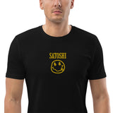 Satoshi Embroidered Men's Organic Cotton T-Shirt