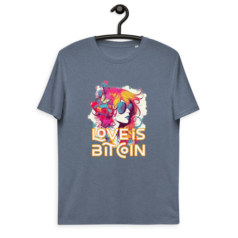 Love is Bitcoin Men's Organic Cotton T-Shirt